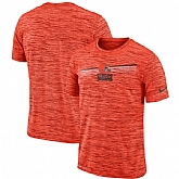 Cleveland Browns Nike Sideline Velocity Performance T-Shirt Heathered Orange,baseball caps,new era cap wholesale,wholesale hats